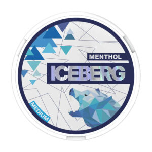 Iceberg Menthol 12mg Nicotine Pouches — 12mg nicotine per pouch, slim format, 20 pouches