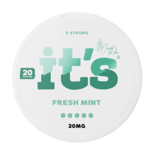it's Fresh Mint 20mg Nicotine Pouches — 20mg nicotine per pouch, slim format, 20 pouches
