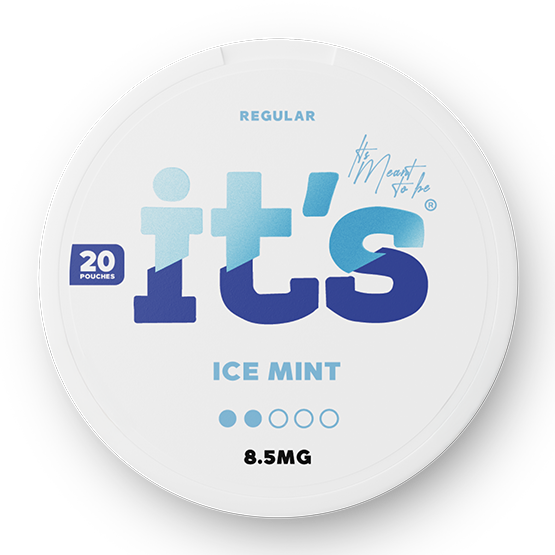 IT'S - Ice Mint 2 — 8.5mg nicotine per pouch, slim format, 20 pouches