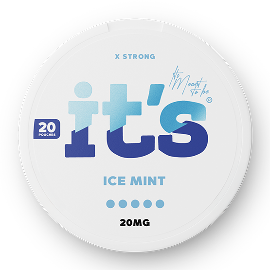 IT'S - Ice Mint 5 — 20mg nicotine per pouch, slim format, 20 pouches