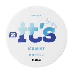 it's Ice Mint 8.5mg Nicotine Pouches — 8.5mg nicotine per pouch, slim format, 20 pouches