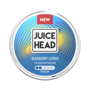 Juice Head Blueberry Lemon Regular 6mg — 6mg nicotine per pouch, regular format, 20 pouches