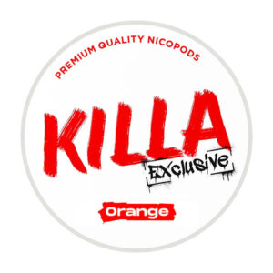 KILLA Orange 13.2mg Nicotine Pouches — 13.2mg nicotine per pouch, slim format, 20 pouches