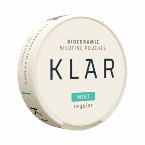 KLAR Mint Regular Mini 3mg — 3.2mg nicotine per pouch, regular format, 20 pouches