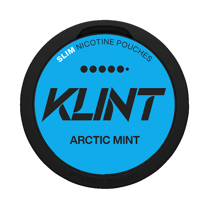 Klint Arctic Mint 11.5mg — 11.5mg nicotine per pouch, slim format, 20 pouches