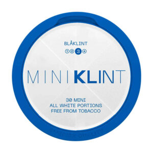Klint Blaklint 8.4mg Nicotine Pouches — 8.4mg nicotine per pouch, mini format, 30 pouches