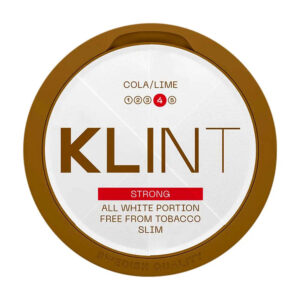 Klint Cola Lime 11.2mg Nicotine Pouches — 11.2mg nicotine per pouch, slim format, 20 pouches