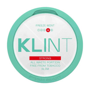 Klint Freeze Mint 11.2mg Nicotine Pouches — 11.2mg nicotine per pouch, slim format, 20 pouches