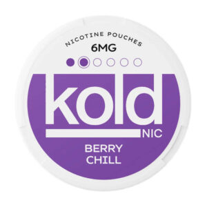 koldnic Berry Chill 6mg Nicotine Pouches — 6mg nicotine per pouch, slim format, 20 pouches