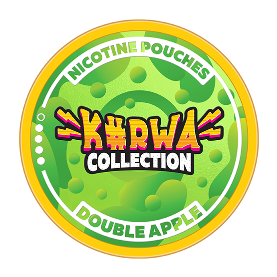 K#RWA Collection - Double Apple — 12mg nicotine per pouch, slim format, 20 pouches