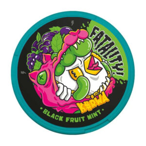 Kurwa Black Fruit Mint 36mg Nicotine Pouches — 36mg nicotine per pouch, slim format, 20 pouches
