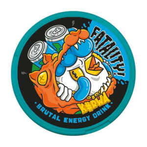 Kurwa Brutal Energy Drink 36mg Nicotine Pouches — 36mg nicotine per pouch, slim format, 20 pouches