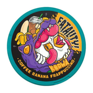 Kurwa Coffee Banana Frappuccino 36mg Nicotine Pouches — 36mg nicotine per pouch, slim format, 20 pouches