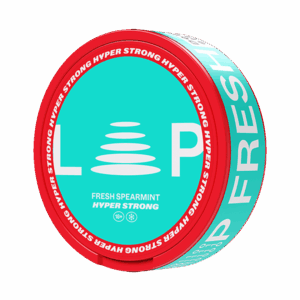 Loop Fresh Spearmint Hyper Strong — 14.8mg nicotine per pouch, slim format, 20 pouches