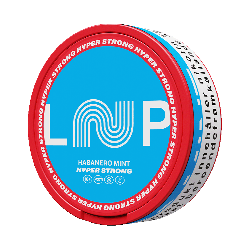 Loop Habanero Mint Hyper Strong — 14.8mg nicotine per pouch, slim format, 20 pouches