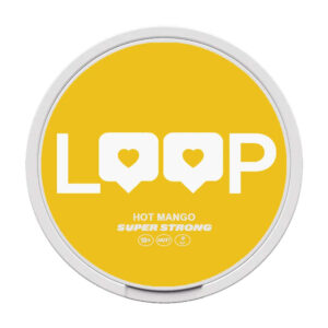 Loop Hot Mango 12.5mg Nicotine Pouches — 12.5mg nicotine per pouch, slim format, 22 pouches