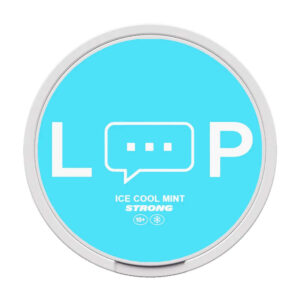 Loop Ice Cool Mint 9.4mg Nicotine Pouches — 9.4mg nicotine per pouch, slim format, 22 pouches