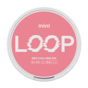 Loop Red Chili Melon 6.8mg Nicotine Pouches — 6.8mg nicotine per pouch, mini format, 20 pouches
