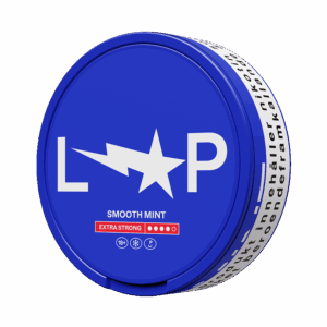 Loop Smooth Mint Extra Strong — 11.8mg nicotine per pouch, slim format, 20 pouches