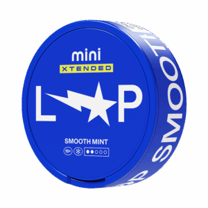 Loop Smooth Mint Mini Xtended — 7.1mg nicotine per pouch, mini format, 18 pouches