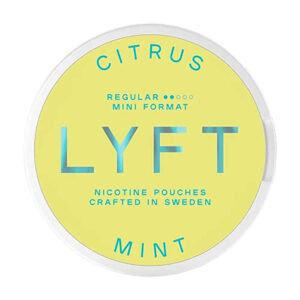 Lyft Citrus Mint 6mg Nicotine Pouches — 6mg nicotine per pouch, mini format, 24 pouches