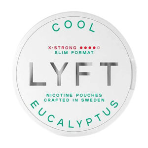 Lyft Cool Eucalyptus 10.9mg Nicotine Pouches — 10.9mg nicotine per pouch, slim format, 24 pouches