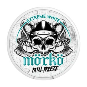 Morko Fatal Freeze 16.6mg Nicotine Pouches — 16.6mg nicotine per pouch, slim format, 20 pouches
