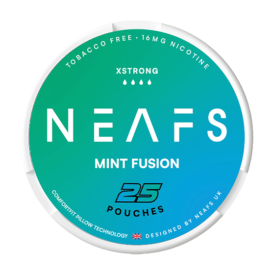NEAFS - Mint Fusion 4 — 16mg nicotine per pouch, slim format, 25 pouches