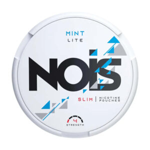 Nois Mint Lite 4mg Nicotine Pouches — 4mg nicotine per pouch, slim format, 22 pouches