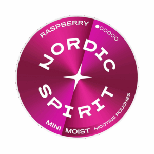 Nordic Spirit Raspberry Mellow Mini 4mg — 4mg nicotine per pouch, mini format, 14 pouches