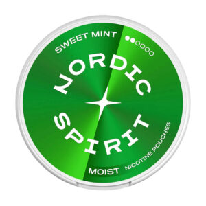 Nordic Spirit Sweet Mint 6mg Nicotine Pouches — 6mg nicotine per pouch, slim format, 20 pouches