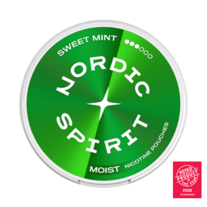 Nordic Spirit Sweet Mint Strong 9mg — 9mg nicotine per pouch, slim format, 20 pouches