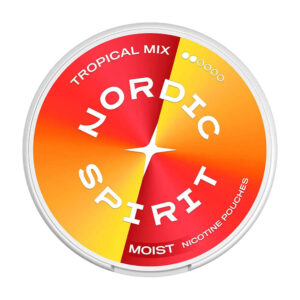 Nordic Spirit Tropical Mix 6mg Nicotine Pouches — 6mg nicotine per pouch, slim format, 20 pouches