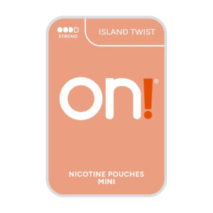 On! Island Twist 6mg Nicotine Pouches — 6mg nicotine per pouch, mini format, 20 pouches