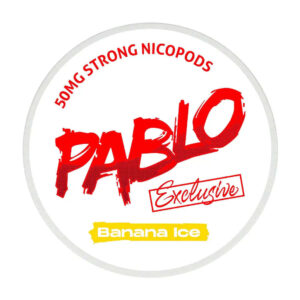 Pablo Banana Ice 30mg Nicotine Pouches — 30mg nicotine per pouch, slim format, 20 pouches