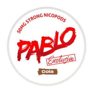 Pablo Cola 30mg Nicotine Pouches — 30mg nicotine per pouch, slim format, 20 pouches
