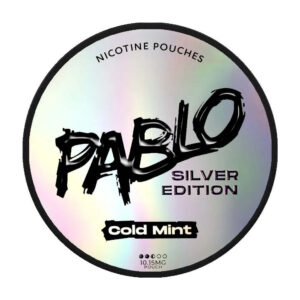 Pablo Cold Mint 10mg Nicotine Pouches — 10mg nicotine per pouch, slim format, 20 pouches