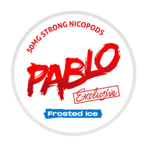 Pablo Frosted Ice 30mg Nicotine Pouches — 30mg nicotine per pouch, slim format, 20 pouches