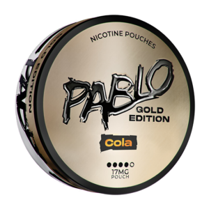 PABLO GOLD - Cola — 17mg nicotine per pouch, slim format, 20 pouches