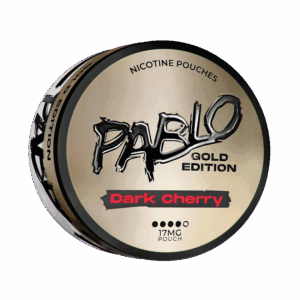 PABLO Gold Edition Dark Cherry 17mg — 17mg nicotine per pouch, slim format, 20 pouches