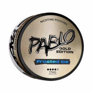 PABLO Gold Edition Frosted Ice 17mg — 17mg nicotine per pouch, slim format, 20 pouches