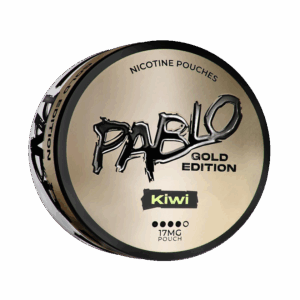 PABLO Gold Edition Kiwi 17mg — 17mg nicotine per pouch, slim format, 20 pouches