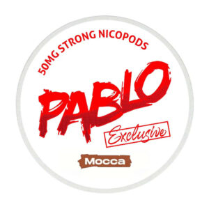 Pablo Mocca 30mg Nicotine Pouches — 30mg nicotine per pouch, slim format, 20 pouches