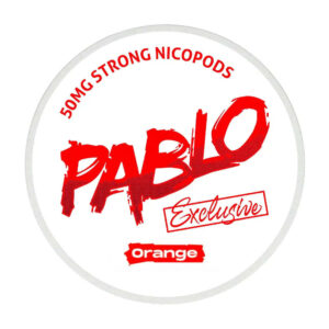 Pablo Orange 30mg Nicotine Pouches — 30mg nicotine per pouch, slim format, 20 pouches