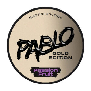 Pablo Passion Fruit 17mg Nicotine Pouches — 17mg nicotine per pouch, slim format, 20 pouches