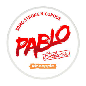 Pablo Pineapple 30mg Nicotine Pouches — 30mg nicotine per pouch, slim format, 20 pouches