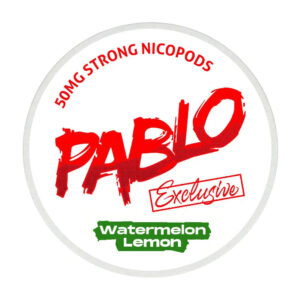 Pablo Watermelon Lemon 30mg Nicotine Pouches — 30mg nicotine per pouch, slim format, 20 pouches