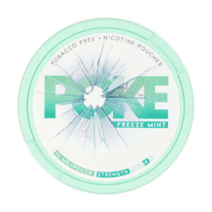 Poke Freeze Mint 16mg Nicotine Pouches — 16mg nicotine per pouch, slim format, 20 pouches