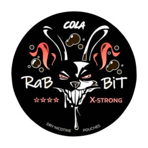 Rabbit Cola 26mg Nicotine Pouches — 26mg nicotine per pouch, slim format, 20 pouches