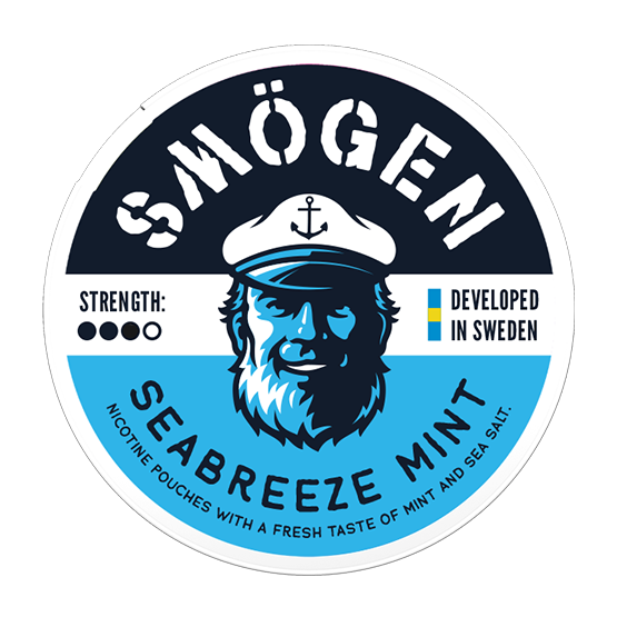 SMÖGEN - Seabreeze Mint 3 — 8mg nicotine per pouch, slim format, 20 pouches